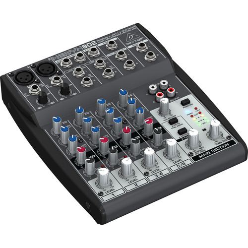 Behringer XENYX 802 8-Channel Compact Audio Mixer
